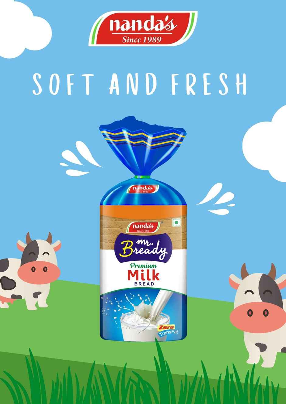 Nanda's Mr. Bready Premium Milk Bread