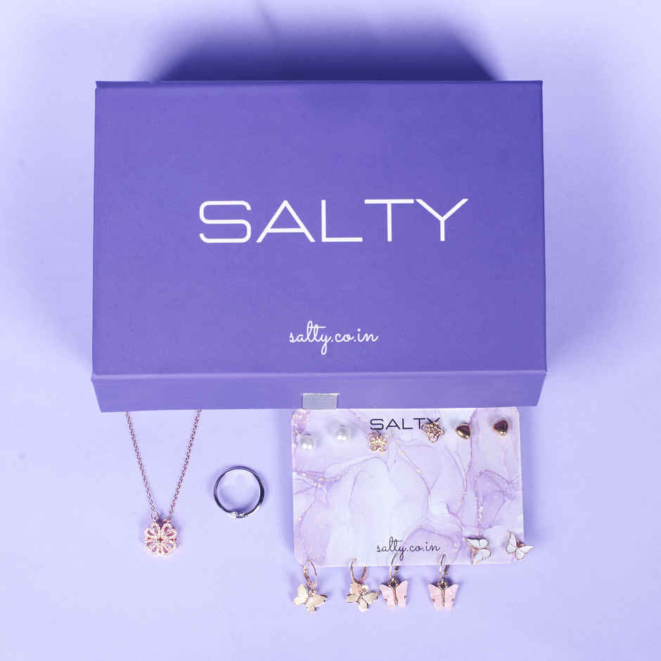 SALTY Lit Women's Day Jewellery Gift Box | Set Of 3 Pieces