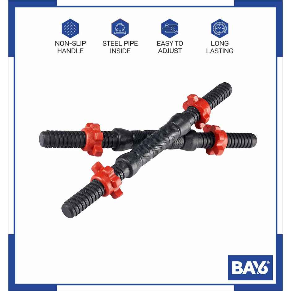 BAY6 PVC 4 kg Adjustable Dumbbells Fitness Kit for Full Body Workout