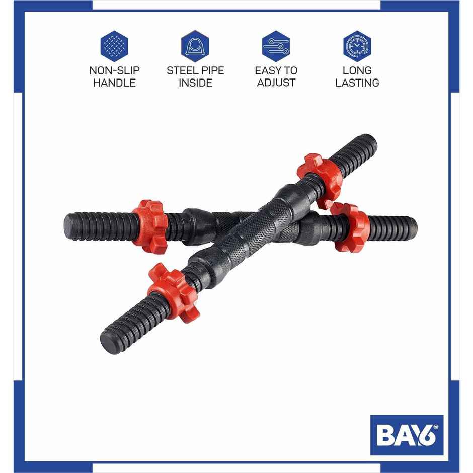 BAY6 PVC 4 kg Adjustable Dumbbells Fitness Kit for Full Body Workout