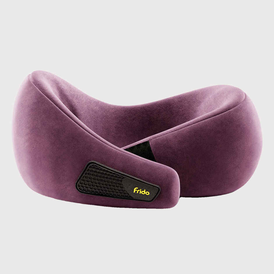 Frido Unisex Memory Foam Neck Pillow | Pink - Free Size