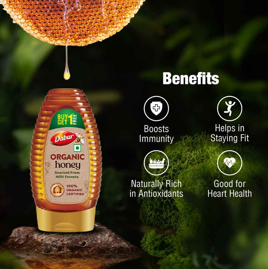 Dabur Honey Organic Squeezy | World's No.1 Honey Brand