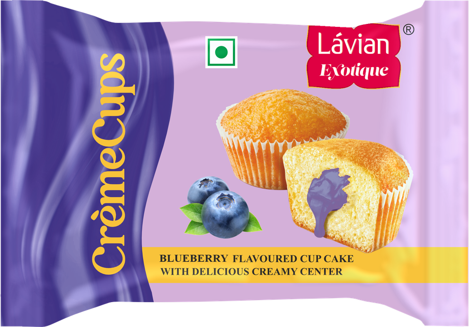 Lavian Exotique Creme Cups  Blueberry