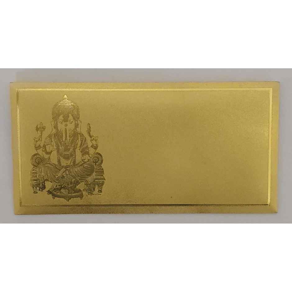 ABK Micro Golden Gifting Envelope 17.5 cm x 9cm- 5Pc - Assorted colour and Design