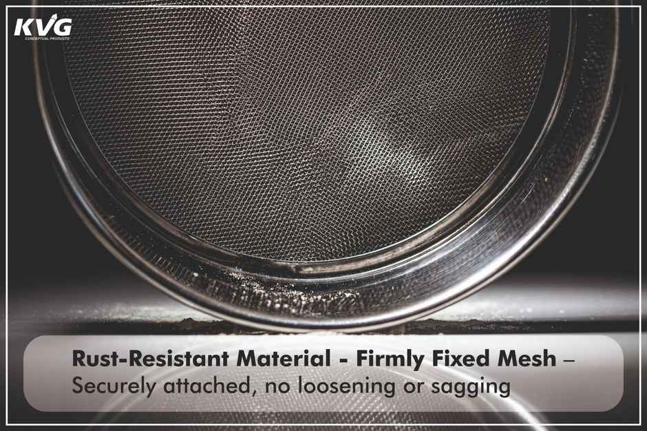 KVG Stainless Steel Atta Chalni | Wheat Sieve