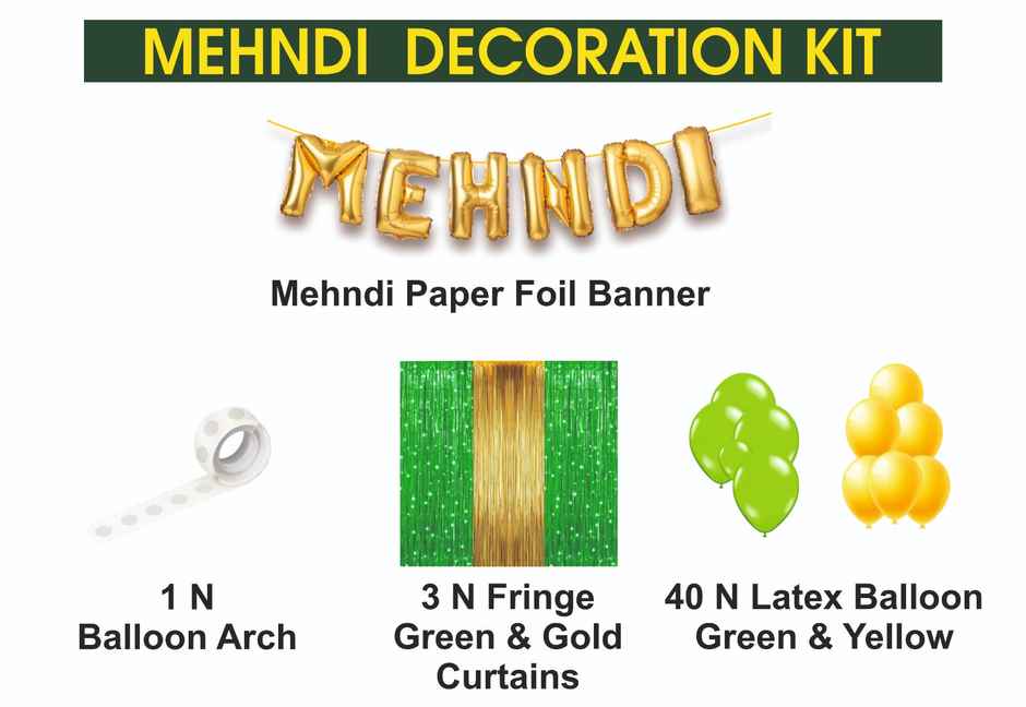 Mehndi Decoration Kit | Let's Vybe