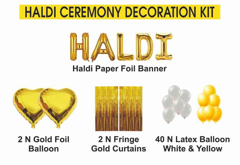 Haldi Ceremony Decoration Kit | Let's Vybe
