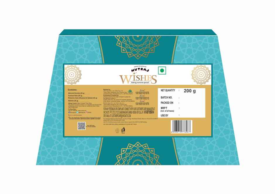 Nutraj Dry Fruit Gift Box Wishes Silver