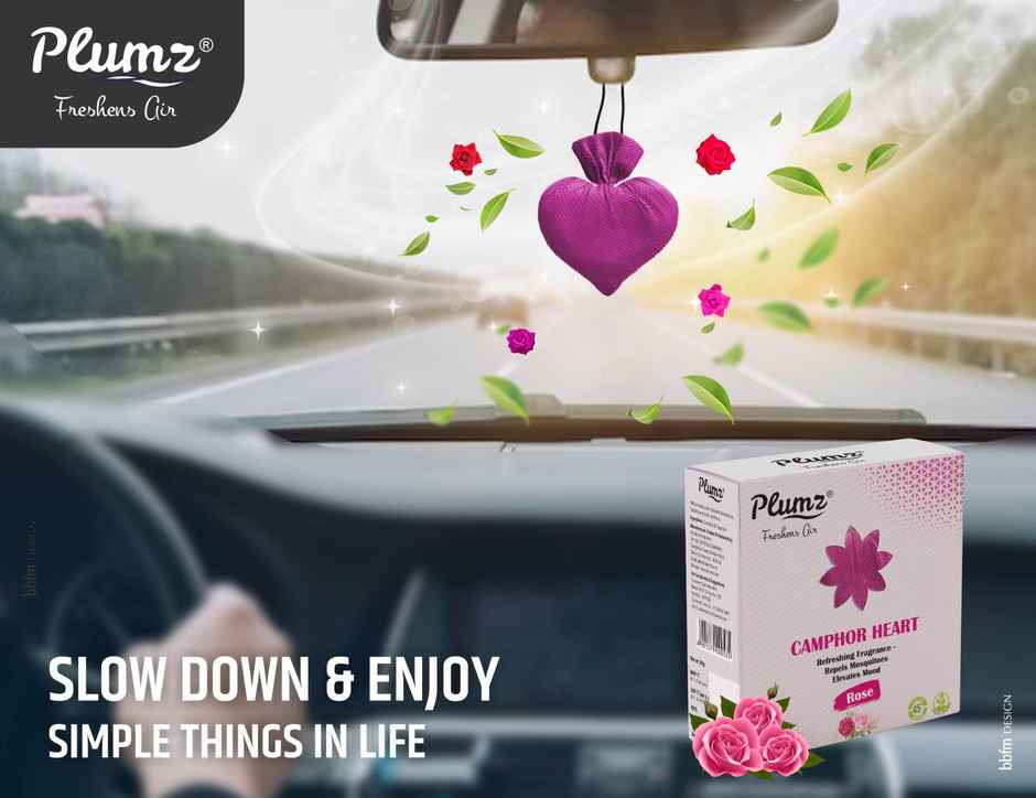 Plumz ZepPure Rose Camphor Pocket Room Freshener