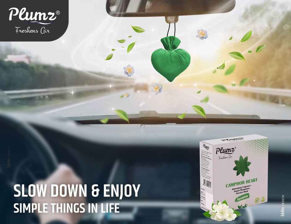 Plumz ZepPure Jasmine Camphor Heart Room Freshener