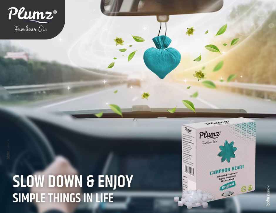 Plumz ZepPure Original Camphor Heart Room Freshener