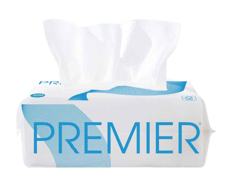 Premier Face Tissue Refill Pack 200 pulls | 2 ply