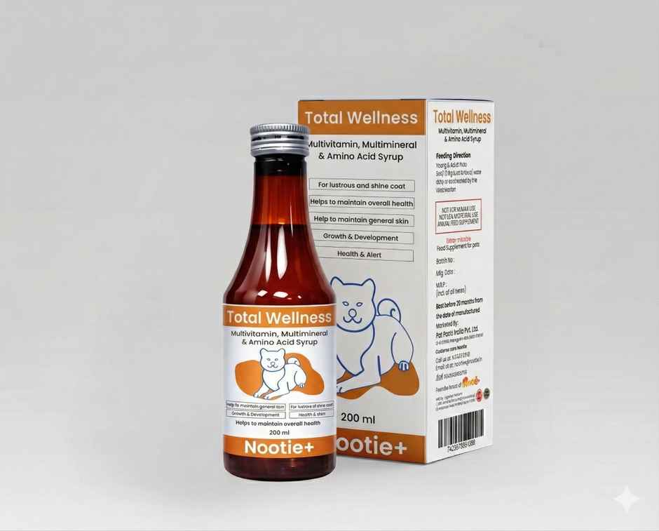 Nootie Total Wellness Multivitamin Dogs & Cats Supplement Syrup