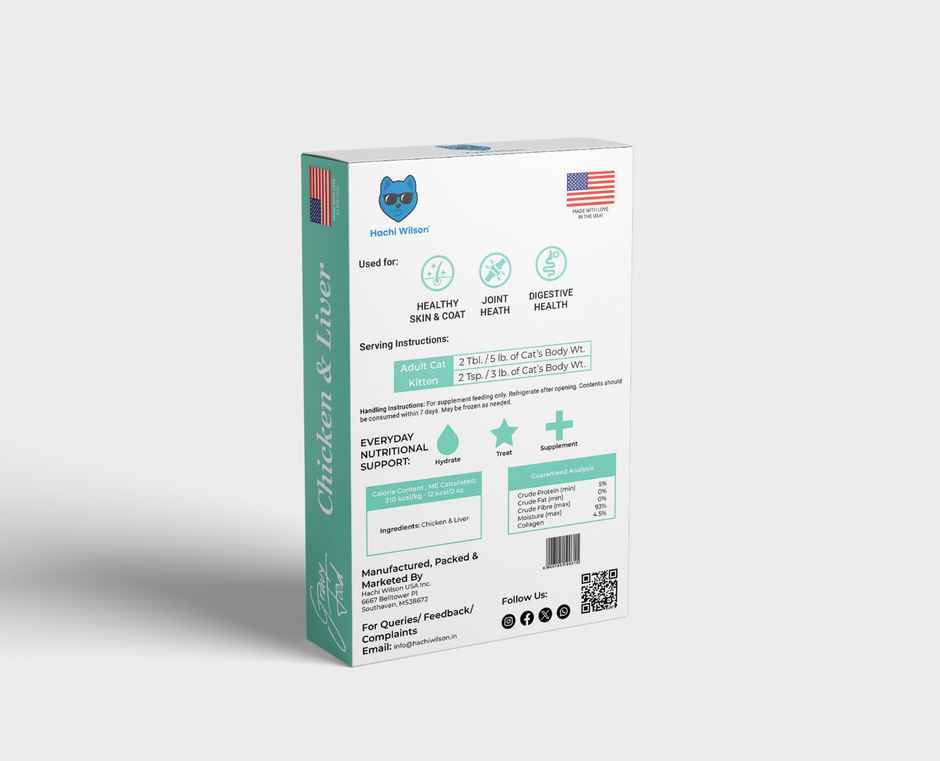 Hachi wilson Premium Chicken and Liver Gravy Cat Food