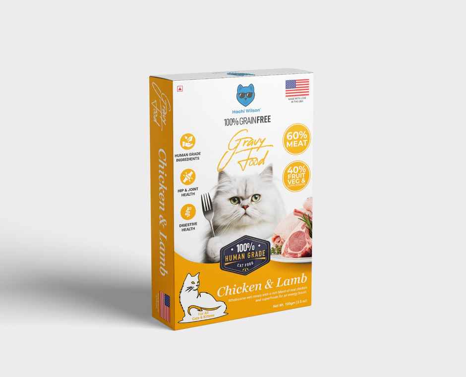 Hachi wilson Premium Chicken and Lamb Gravy cat food