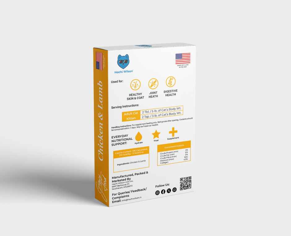 Hachi wilson Premium Chicken and Lamb Gravy Cat Food