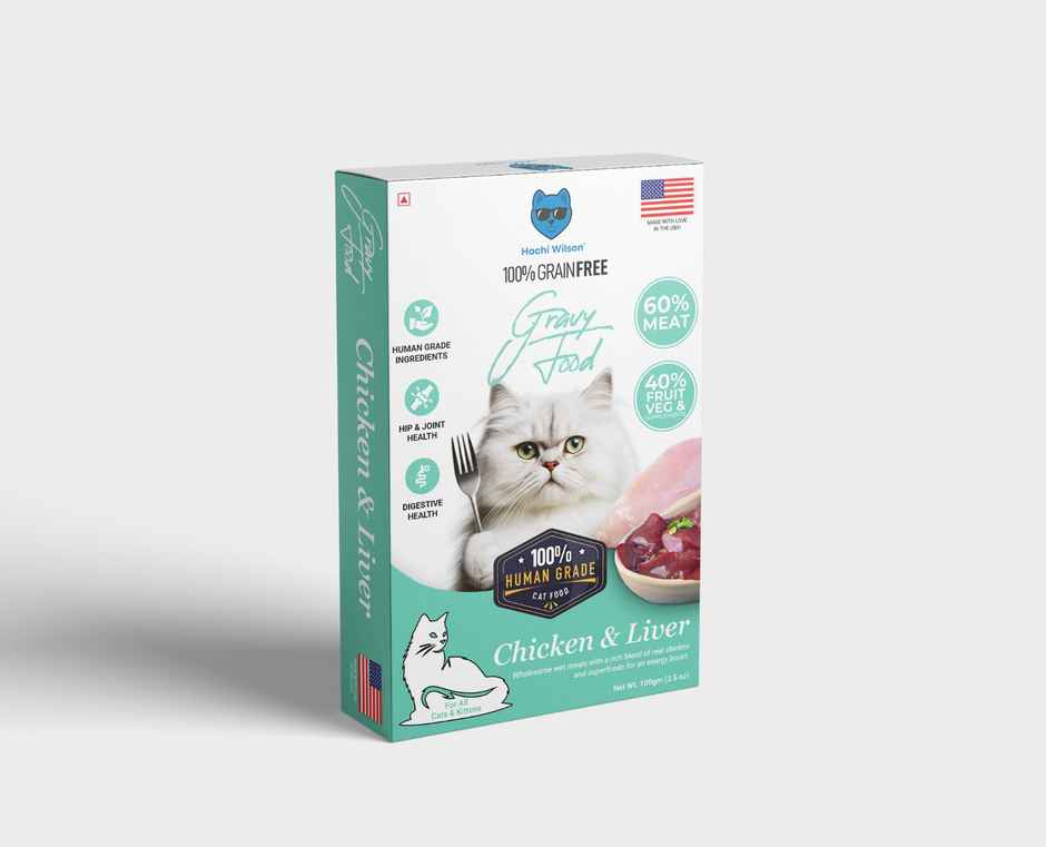 Hachi wilson Premium Chicken and Liver Gravy cat food