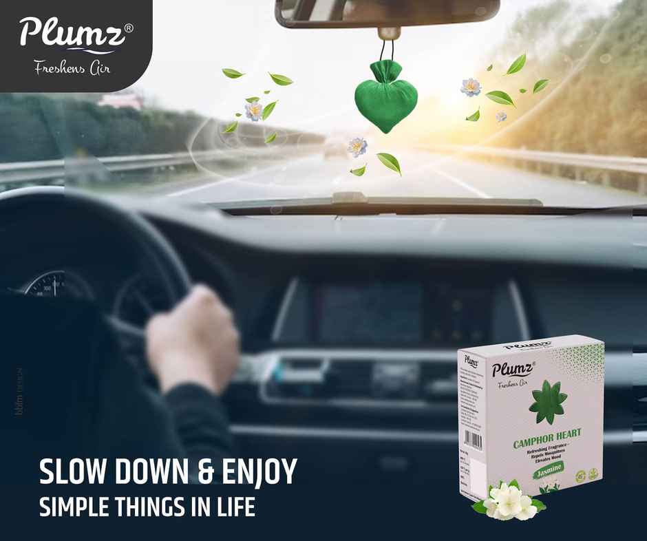 Plumz ZepPure Jasmine Camphor Heart Room Freshener