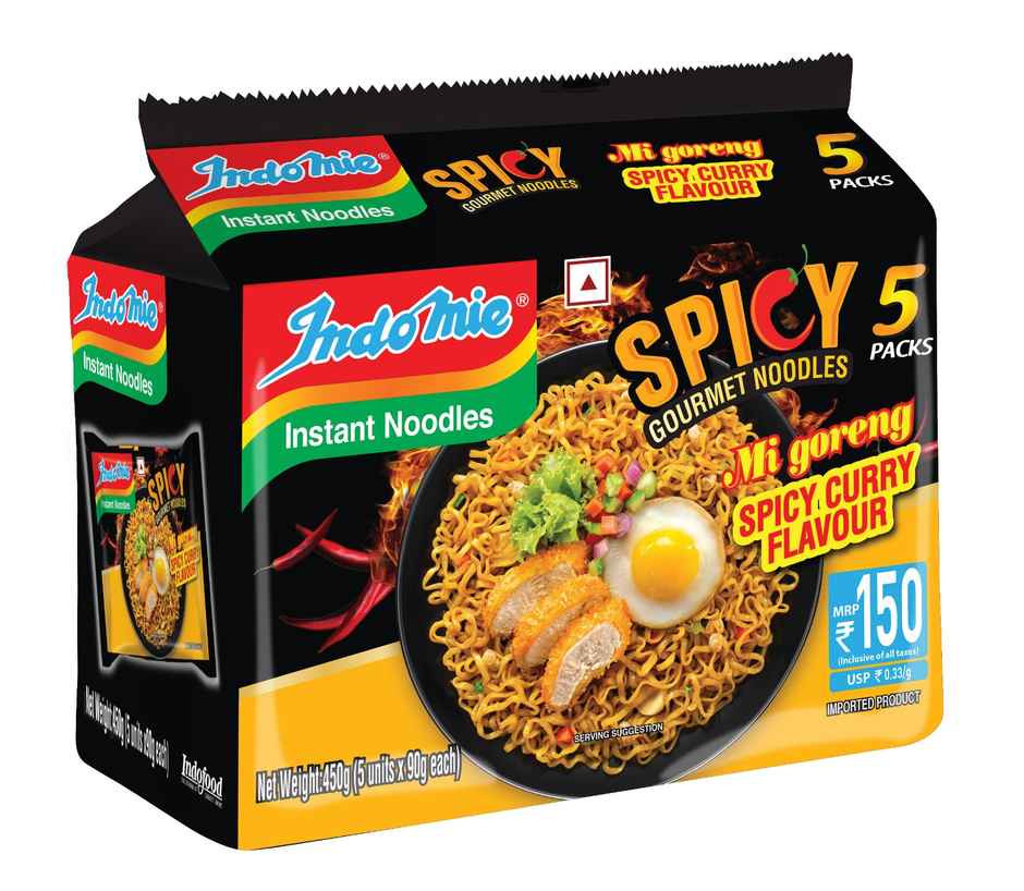 INDOMIE Instant Noodles Mi Goreng Spicy Curry Flavour Family Packs Combo