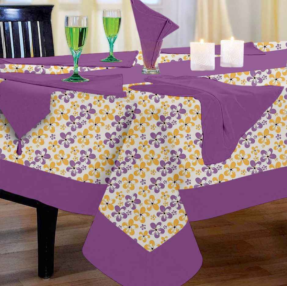 Lushomes Table Cover - 6 Seater Set | Shadow