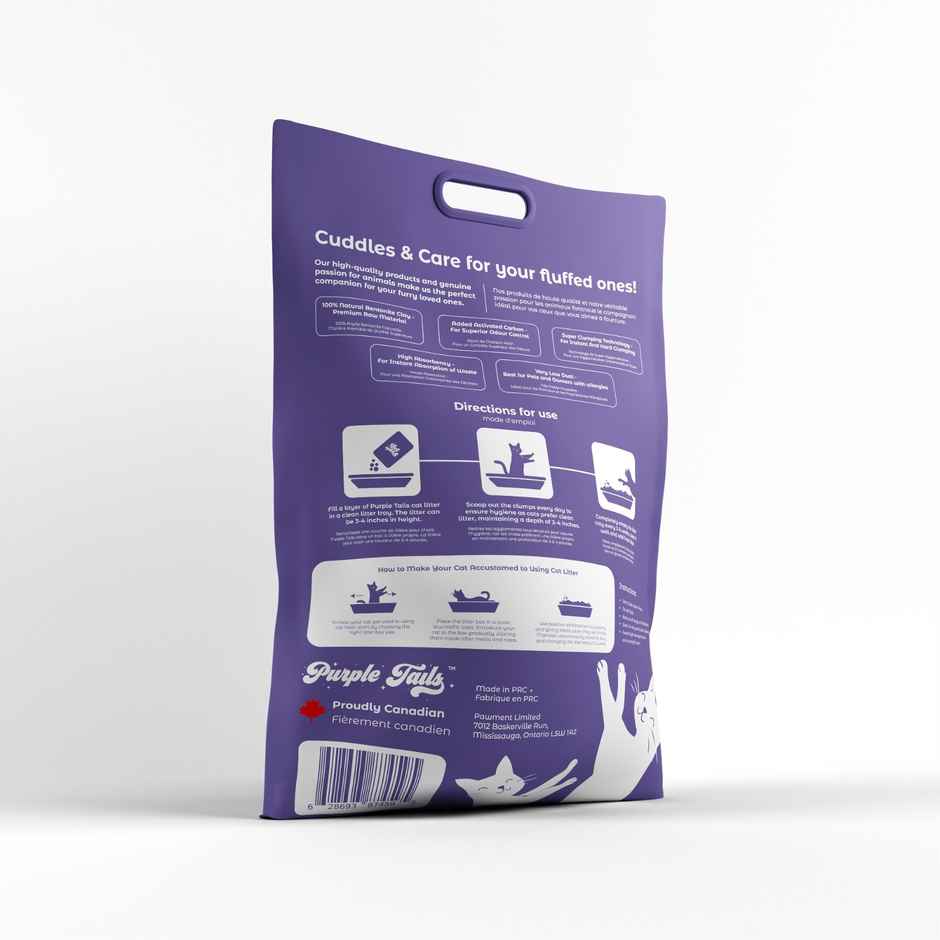 Purple Tails Odour Control Cat Litter | Lavender