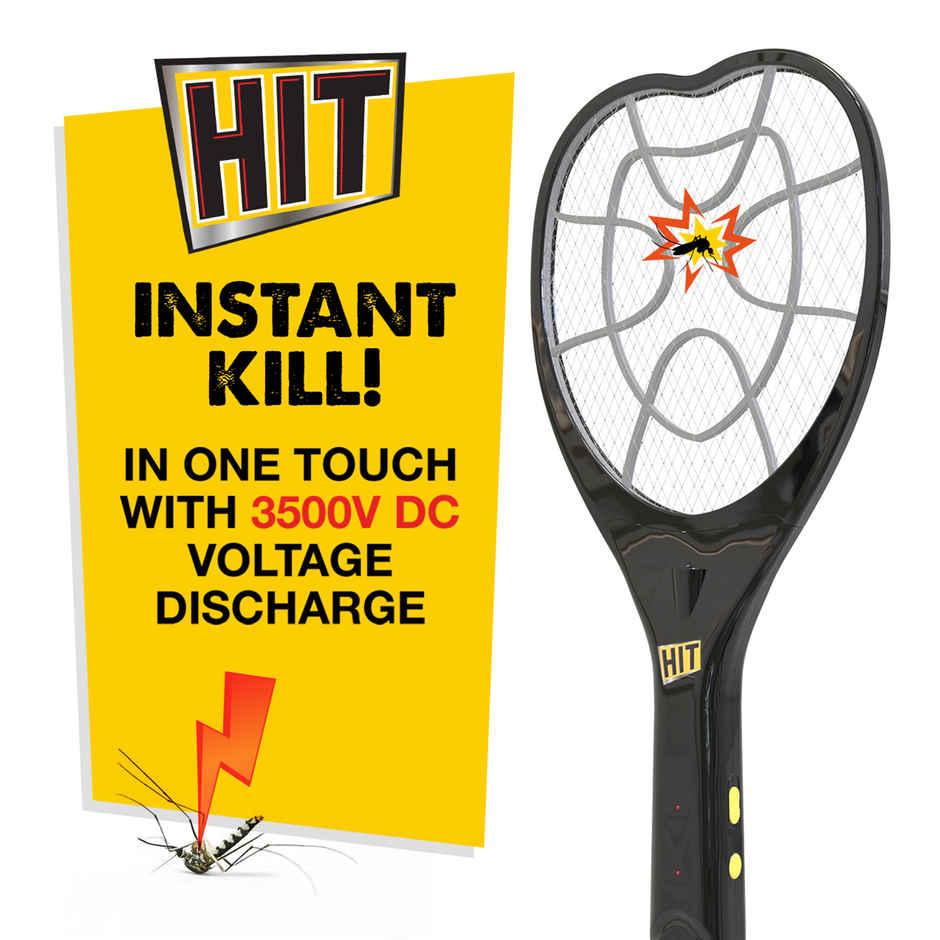 Hit Rechargeable Electric Mosquito Racquet With LED Light
