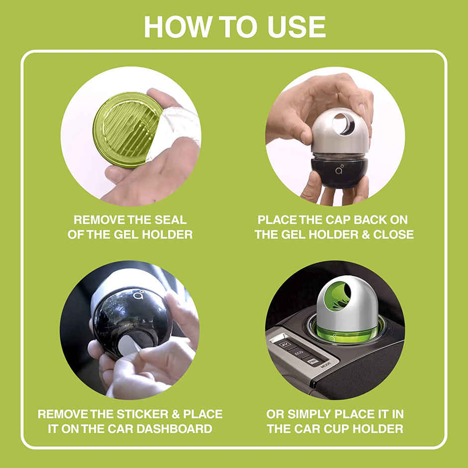 Godrej Aer Twist - Car Freshener Fresh Lush Green