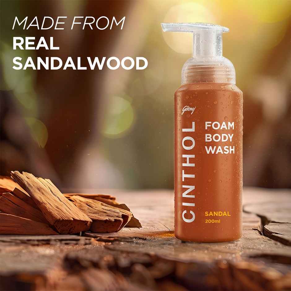 Cinthol Sandal Foam Body Wash | Suitable for All Skin Types