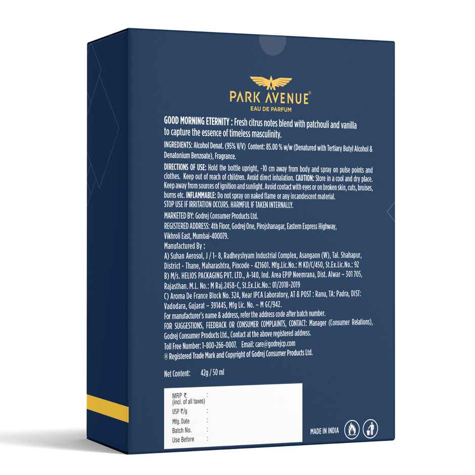 Park Avenue Good Morning Eternity Eau De Parfum Men | Everyday Fragrance