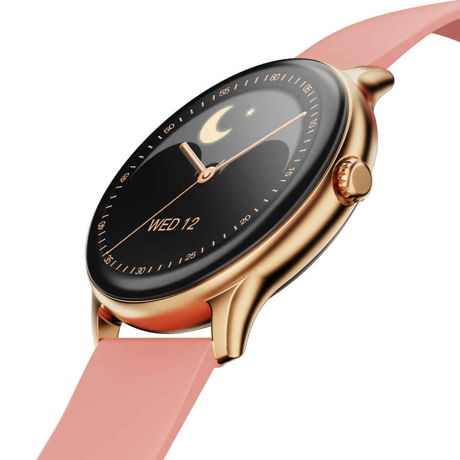 Fire Boltt Orbix 1.39 TFT BT Calling Smart Watch | Gold Pink
