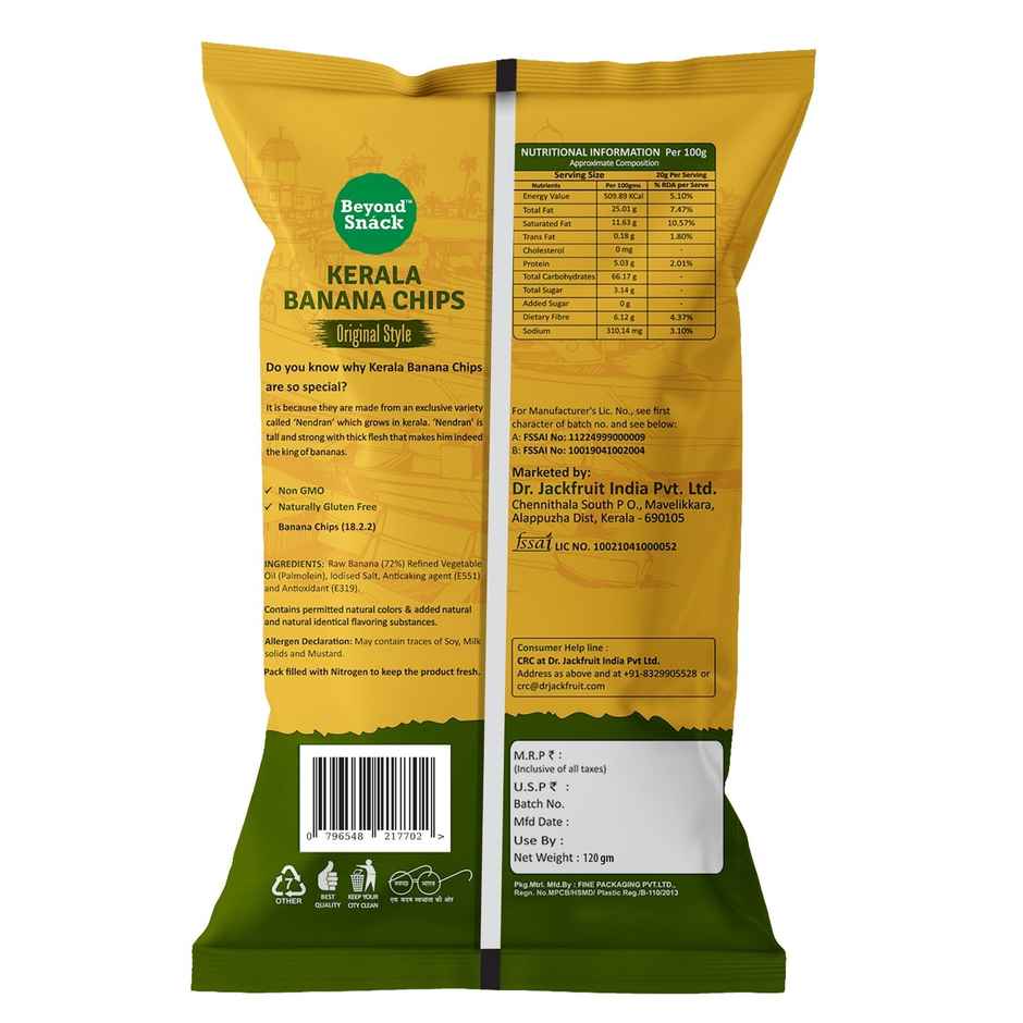 Beyond Snack Kerala Banana Chips | Original Style