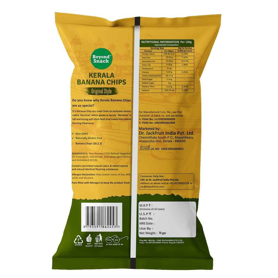 Beyond Snack Kerala Banana Chips | Original Style