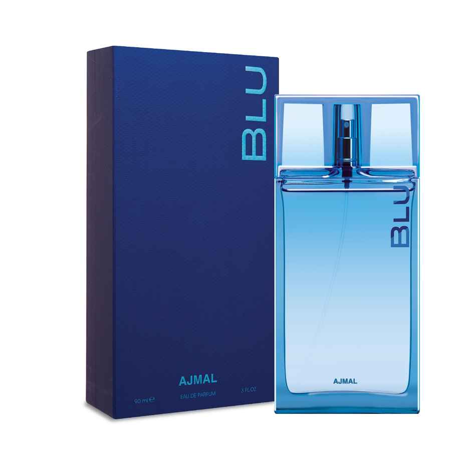 Ajmal Blu Edp Ml Long Lasting Scent Spray Citrus Perfume Gift For Men