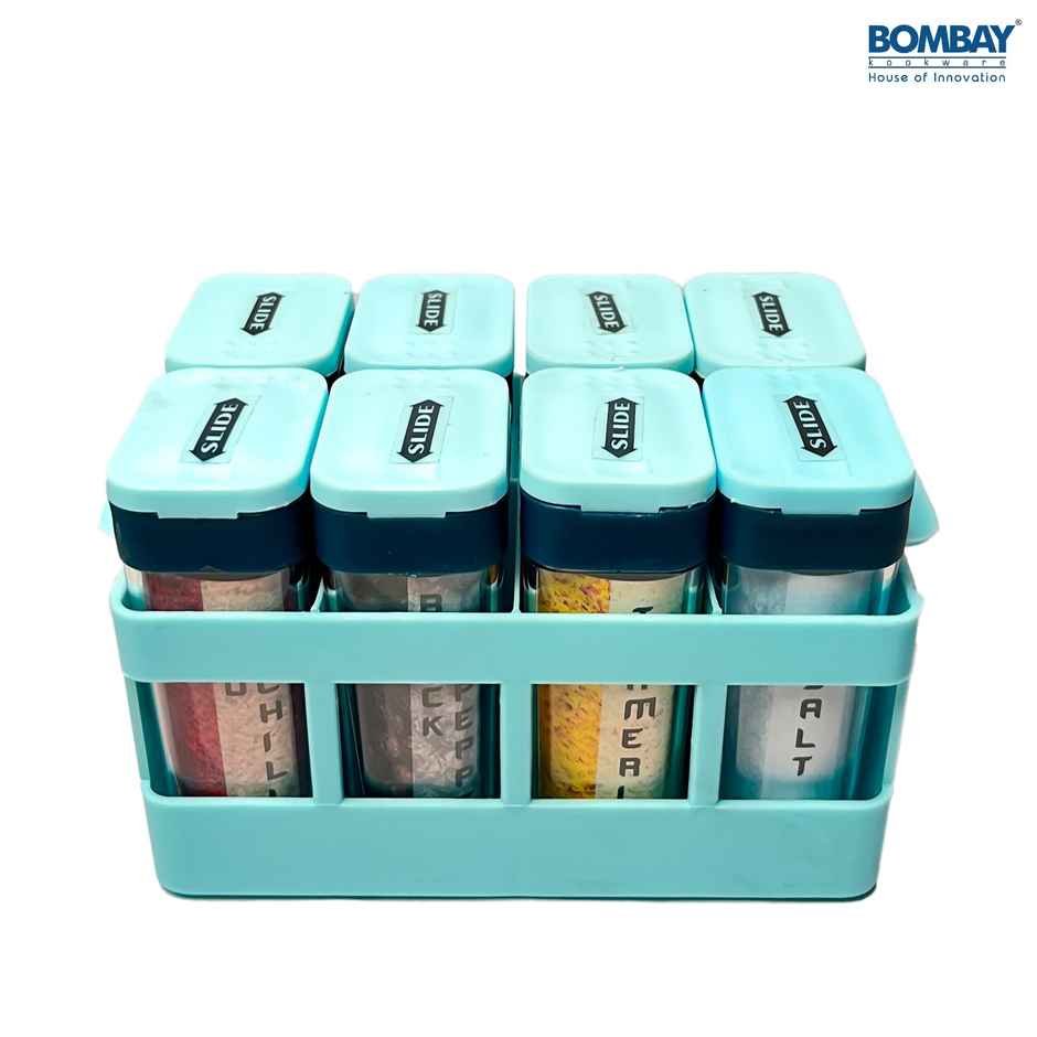 Spice and Masala Holder | With Tray Blue Colour