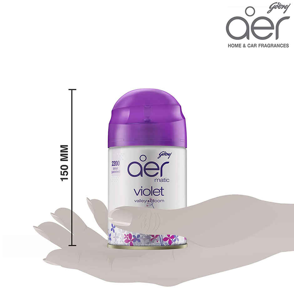 Godrej Aer Matic Violet Valley Bloom Automatic Room Fresheners Refill