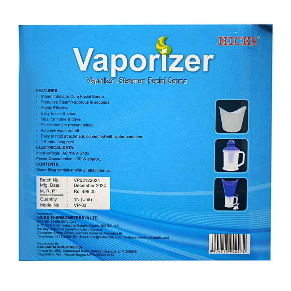 Hicks Steam Inhalator VP 03