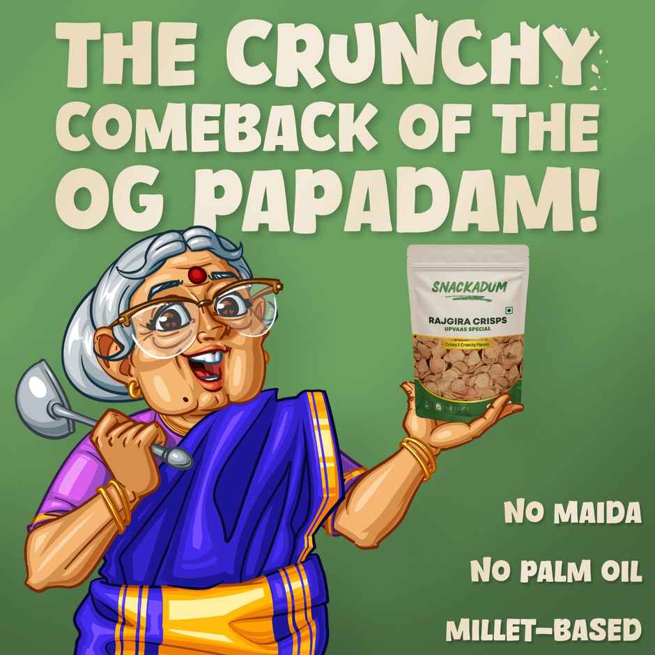 Snackadum Rajgira Crisps | Upvas Special
