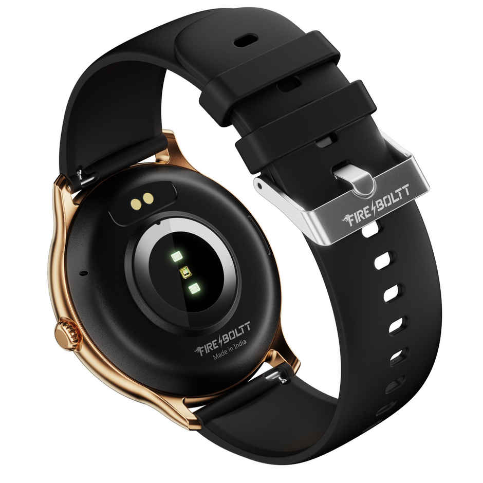 Fire Boltt Orbix 1.39 TFT BT Calling Smart Watch | Gold Black