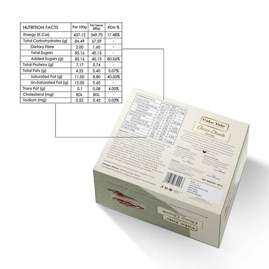 Cake Tale Muffin Chocochunk | Single