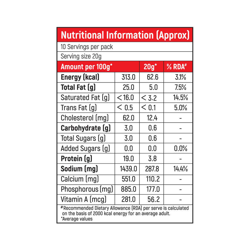 Milky Mist Processed Cheese- Block
