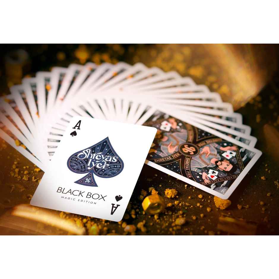 Parksons- Black Box Shreyas Iyer Magic Cards + Bicycle Standard - Playing Cards