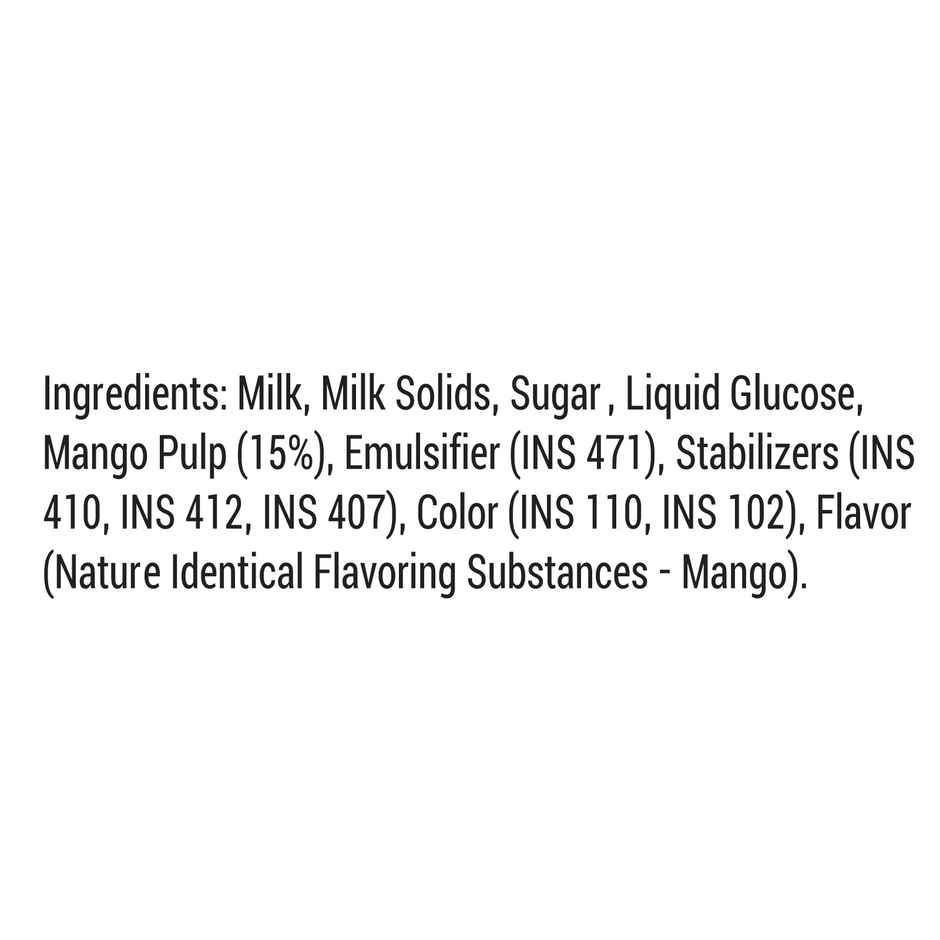 Milkymist Mango Tub | Frozen Dessert Tub