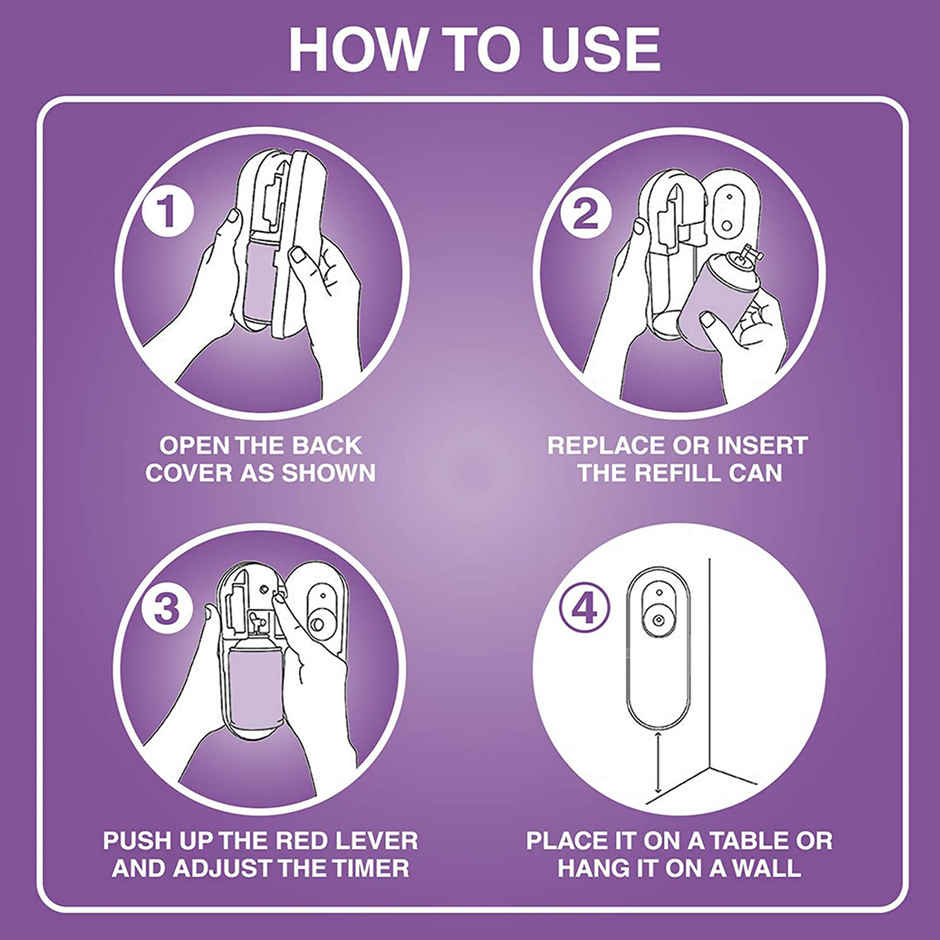 Godrej Aer Matic Violet Valley Bloom Automatic Room Fresheners Refill