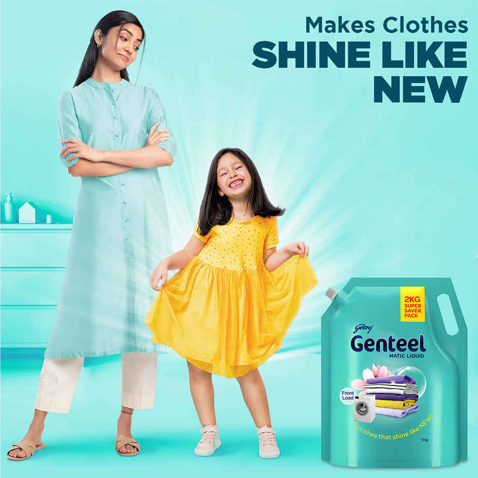 Godrej Genteel Matic Front Load Detergent Liquid Refill Pouch