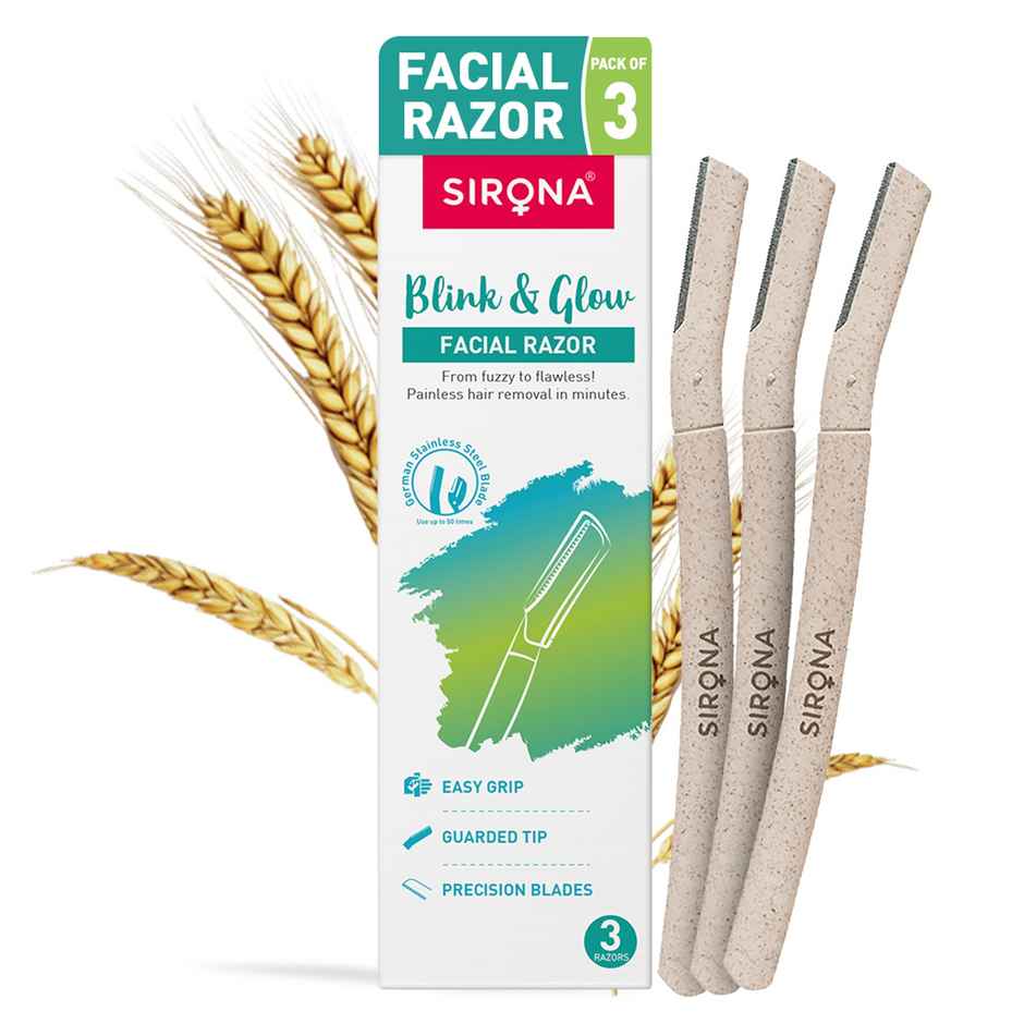 Sirona Reusable Face Razor for Women Facial Hair | Instant & Painless Hair Removal