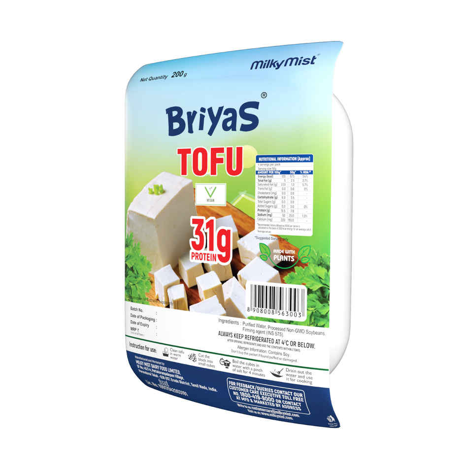 Milky Mist Briyas Tofu Paneer Combo