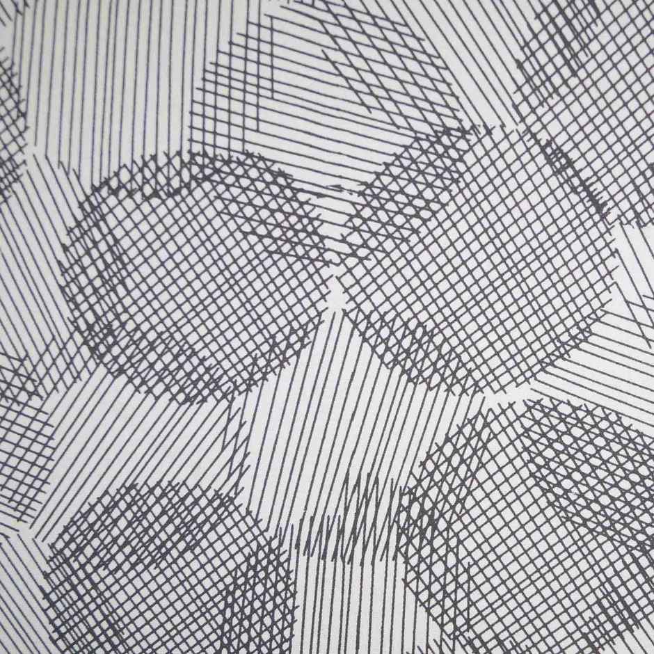 Lushomes Door Curtain - Geometric Printed Cotton | 7.5 ft | 8 Eyelets | 54 x 90 inch