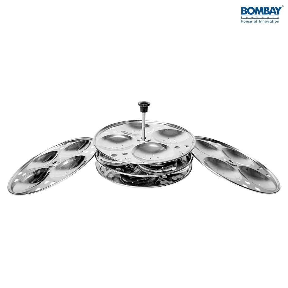 Bombay Kookware Stainless Steel Idli 5 Plate Set