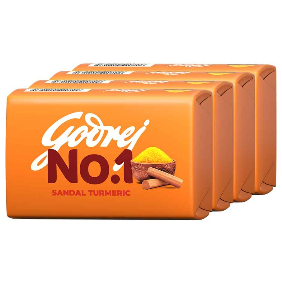 Godrej No.1 Bath Soap – Sandal & Turmeric