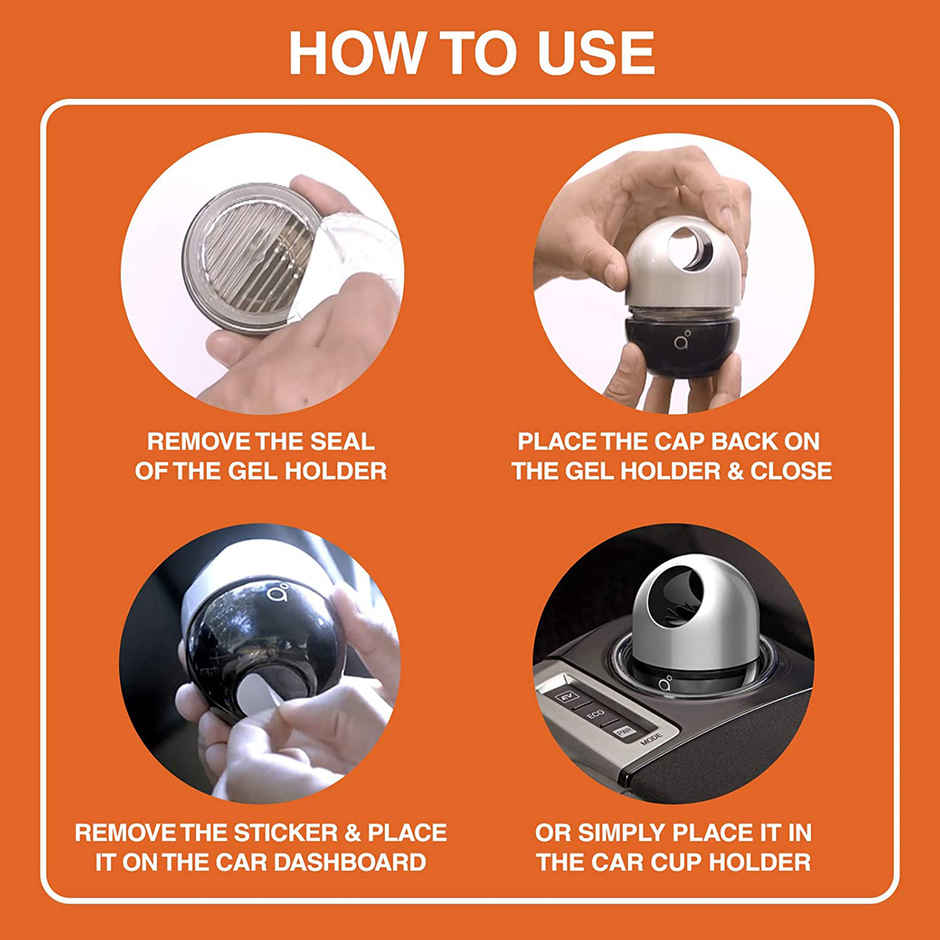 Godrej Aer Twist Car Air Freshener Gel Car Accessories Musk After Smoke